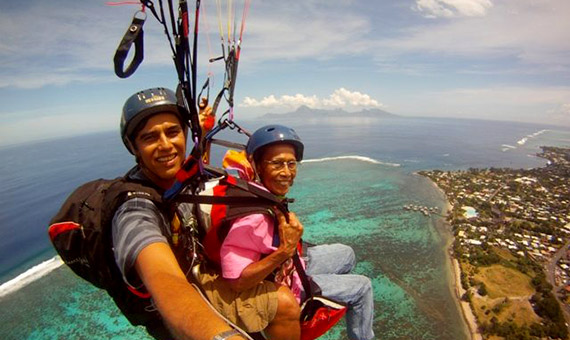 Activités aériennes à Tahiti